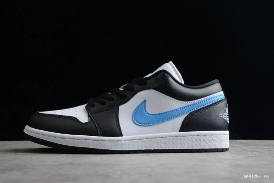 Cheap EP Black White (W)  DC0774-041 1 Low Jordan Blue University DC0774-041 0329